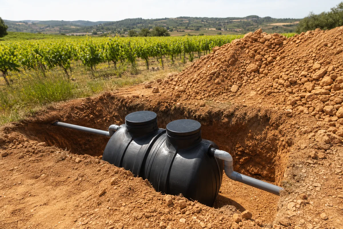 Filière compacte d'assainissement en Hérault : coco ou zéolithe