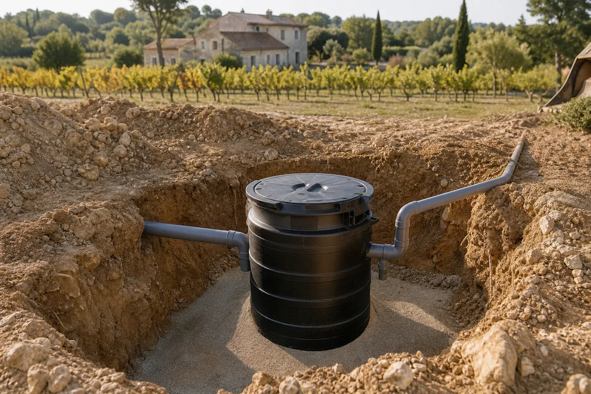 Installation d'une pompe de relevage dans l'Hérault (34)