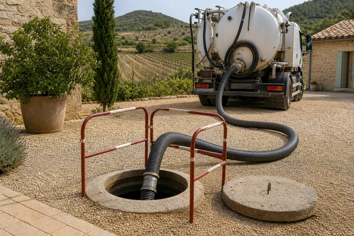 Vidange de fosse septique dans l'Hérault : prix et règles